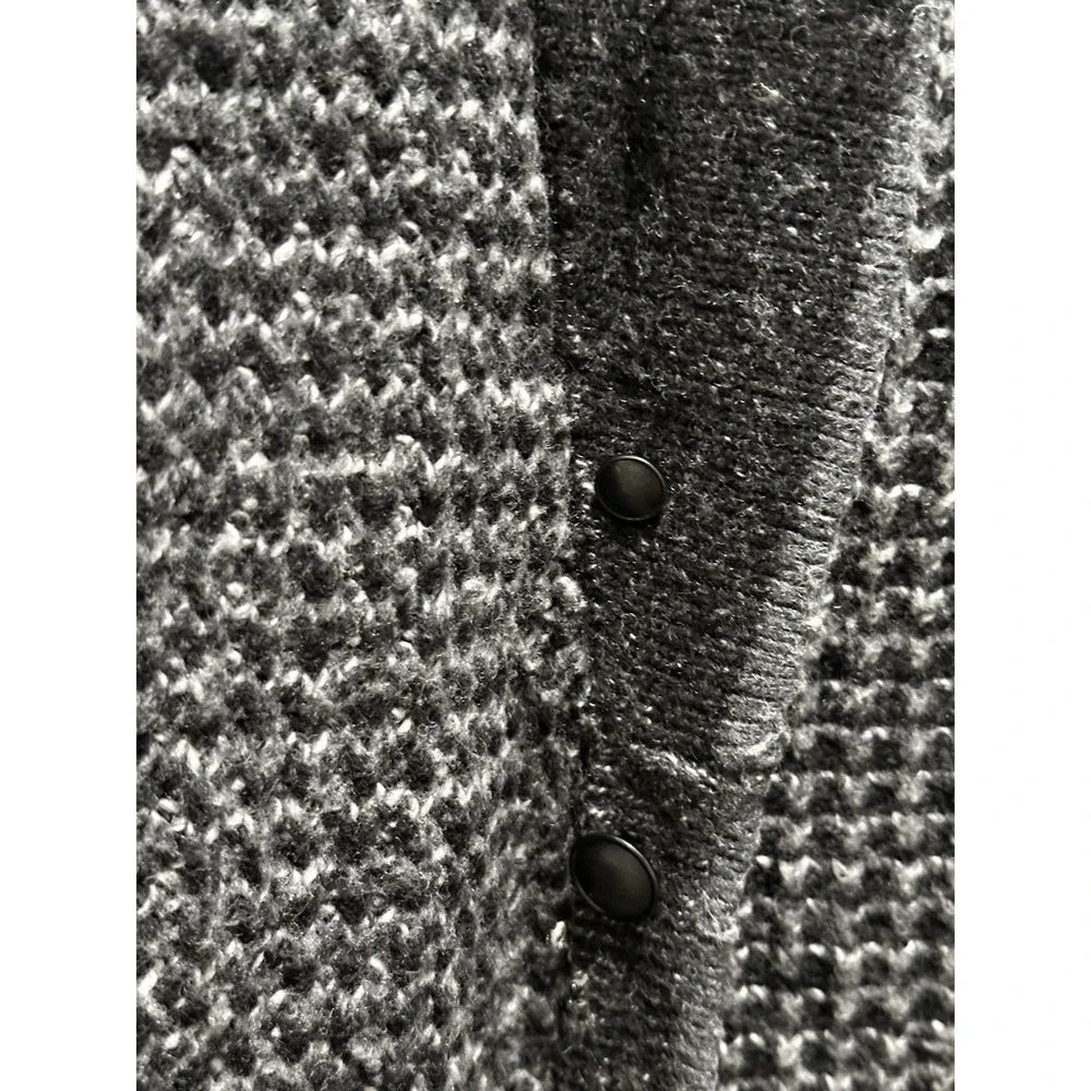 Rag & Bone X Neiman Marcus Sweater-Men 2XL-Gray Wool Blend Shawl Collar Cardigan